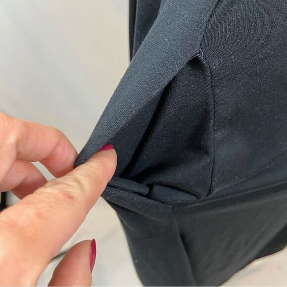 Shop Basic USA brand‎ Black Knee Length Short Sleeve Dress Size Medium - Picture 7 of 9